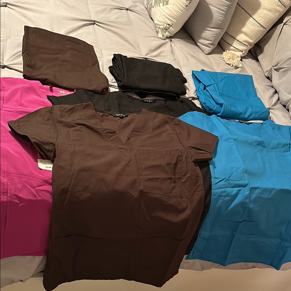 Just love Multi-Color Scrubs Set
